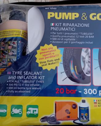 Kit Riparazione Pneumatici e Compressore 12V - Lam