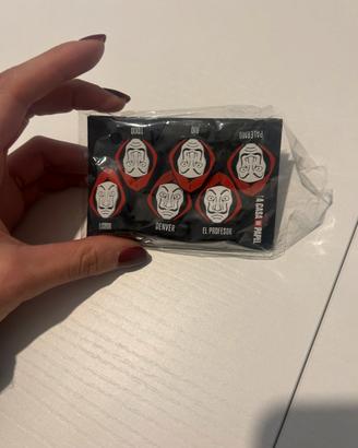 Segnabicchieri la casa de papel da collezione