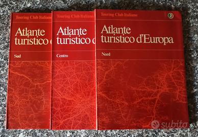 Atlante turistico d'Europa Touring Club Ital. 3vol