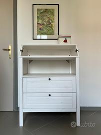 SUNDVIK Cassettiera/fasciatoio, bianco