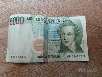 5000 Lire Italiane - Bellini