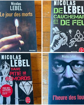 Set 4 libri Nicolas Leber serie Capitaine Mehrlich