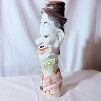 Clown hobo vintage in ceramica del 1950