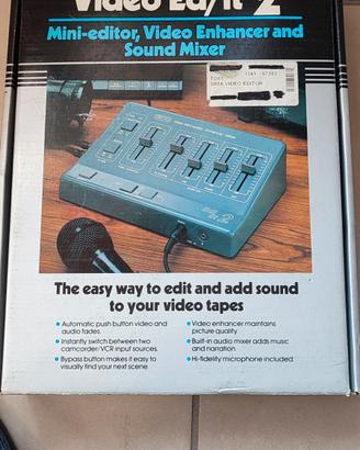 video editor mixer analogico