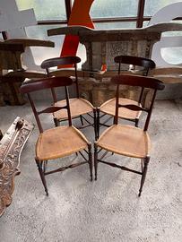 Set 4 sedie chiavarine