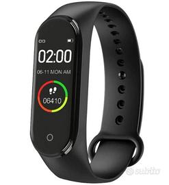 Cardiofrequenzimetro Fitness Tracker Orologio Red