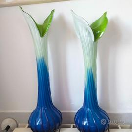 2 vasi Vintage vetro di Murano