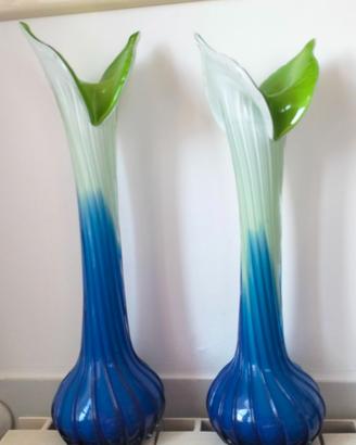 2 vasi Vintage vetro di Murano