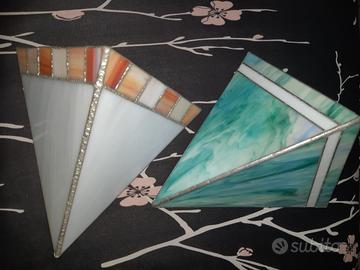 applique in vetro piombato 