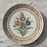 Grande antico Piatto  da portata dipinto a mano