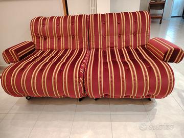 Poltrone imbottite vintage da collezione