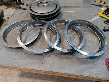 Anelli cromati per cerchi da 15``