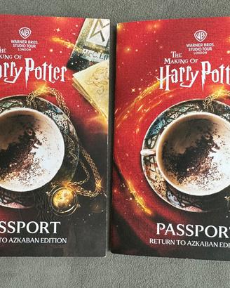 Harry Potter Warner Bros Studio Passport Azkaban