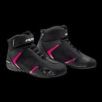 Scarpe moto lady Ixon GAMBLER WP CE Nero ROSA