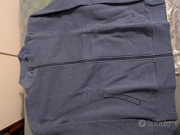 felpa uomo celeste taglia xl