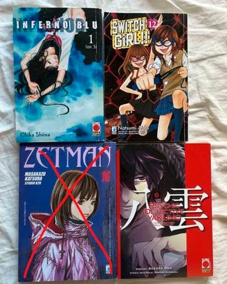 Manga assortiti lotto misto 3 libri shojo