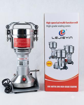 Mulino Elettrico Professionale in Acciaio per Erbe