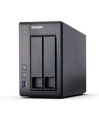 NAS QNAP TS-251+ 4GB ram + dischi (2TB + 2TB)