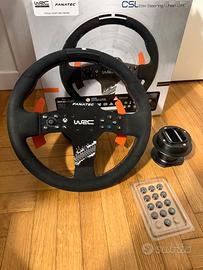 Volante FANATEC Rally WRC con QR2 come nuovo