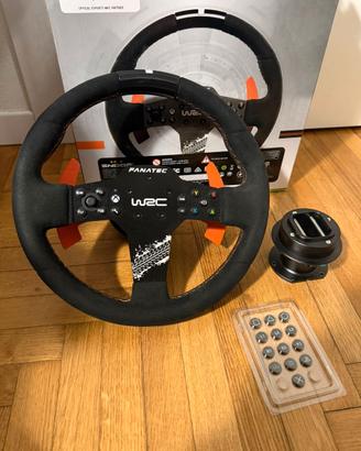 Volante FANATEC Rally WRC con QR2 come nuovo