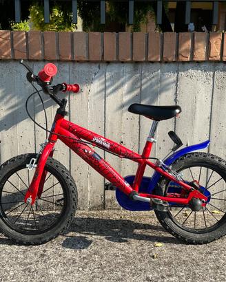 Bicicletta Bambino 14 pollici Spiderman, Età 4/6