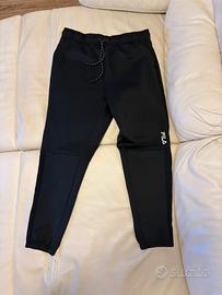Pantaloni Tuta FILA Neri Jogger Sportivi tasche zi