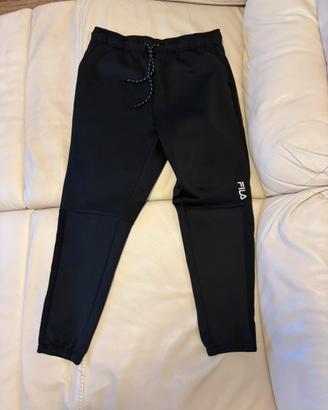Pantaloni Tuta FILA Neri Jogger Sportivi tasche zi