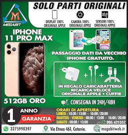 Iphone 11 pro max 512gb oro totalmente originale