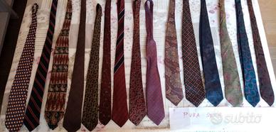 Cravatte varie di seta Armani e misto poliestere