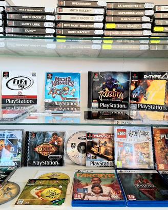 SONY Playstation PS1 PS2 Giochi Console Accessori