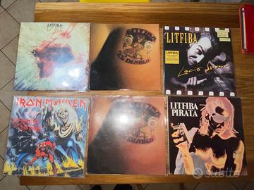 Vinili LP 33 giri litfiba Iron Maiden