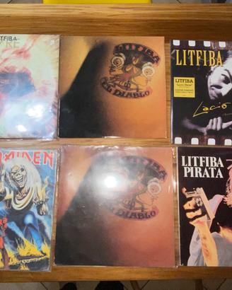 Vinili LP 33 giri litfiba Iron Maiden