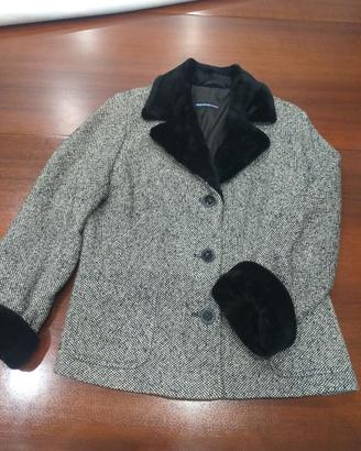 giacca lana tweed