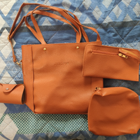 Set:borsa+pochette+portacarte+portafoglio