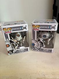 funko pop portal 2: atlas#245 e p-body #246