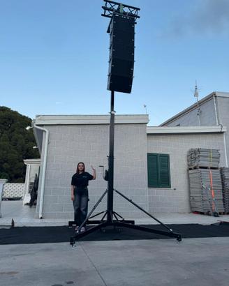 TOWER LIFT - ELEVATORE AMERICANA IMPIANTO AUDIO