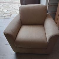 Poltrona Natuzzi color beige