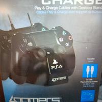 base ricarica 2 controller PS4 - 4gamers