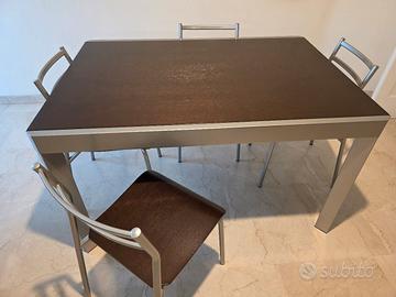 Tavolo Calligaris Allungabile (130x90) + 4 sedie