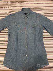 CAMICIA DSQUARED2 IN JEANS SKINNY CHIARA NUOVA 48