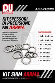 Rasamenti anti-gioco ARRMA 6S 1/8