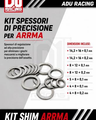 Rasamenti anti-gioco ARRMA 6S 1/8