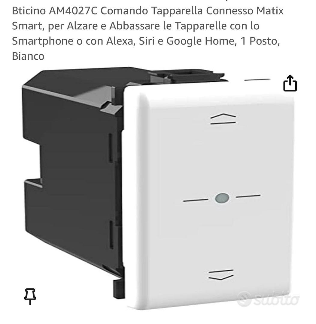 BTICINO MatixGO Comando Tapparelle Smart - Bianco, Gestione Motorizzata - Foto 3