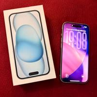 iPhone 15 perfetto – 128GB blu – scatola originale