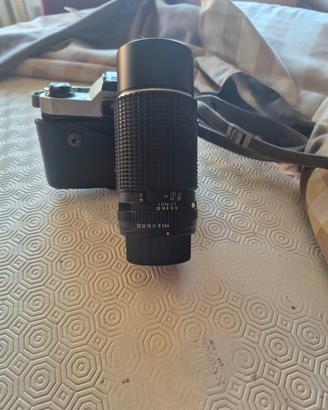 SMC Pentax-M 200mm f/4 teleobiettivo + custodia