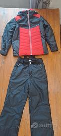 completo 12 anni  sci snowboard giacca pantaloni