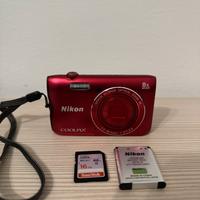 Nikon Coolpix A300 Rossa Fotocamera Digitale
