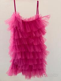Ambito fucsia, Nova luxe in tulle fucsia corto