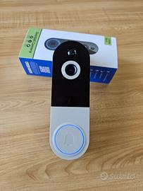 Campanello smart con videocamera e microfoni