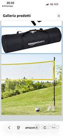 Rete Pallavolo e set badminton
